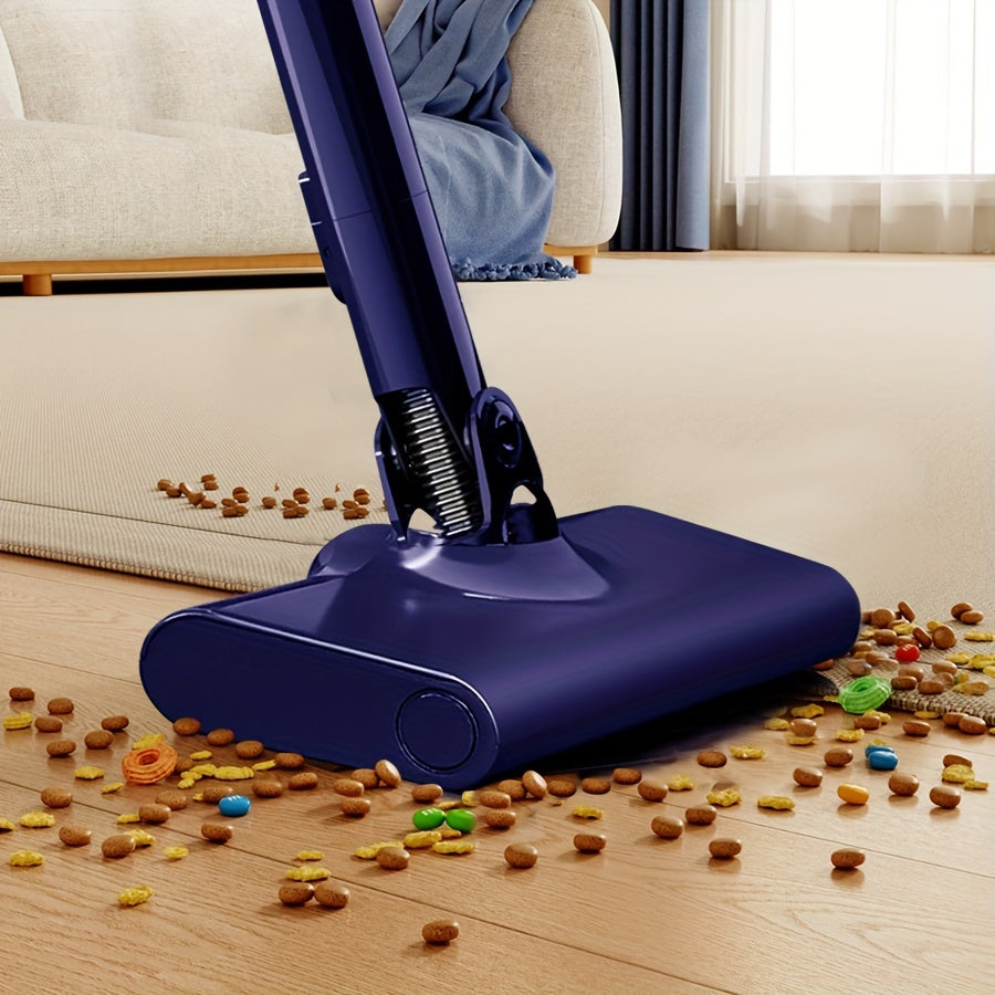 Kabelsiz changyutgich kuchli suv o'tkazmaydigan quvvat bilan, qayta zaryadlanadigan batareya, gilamlar, qattiq pol, hayvonlarning tuklari uchun