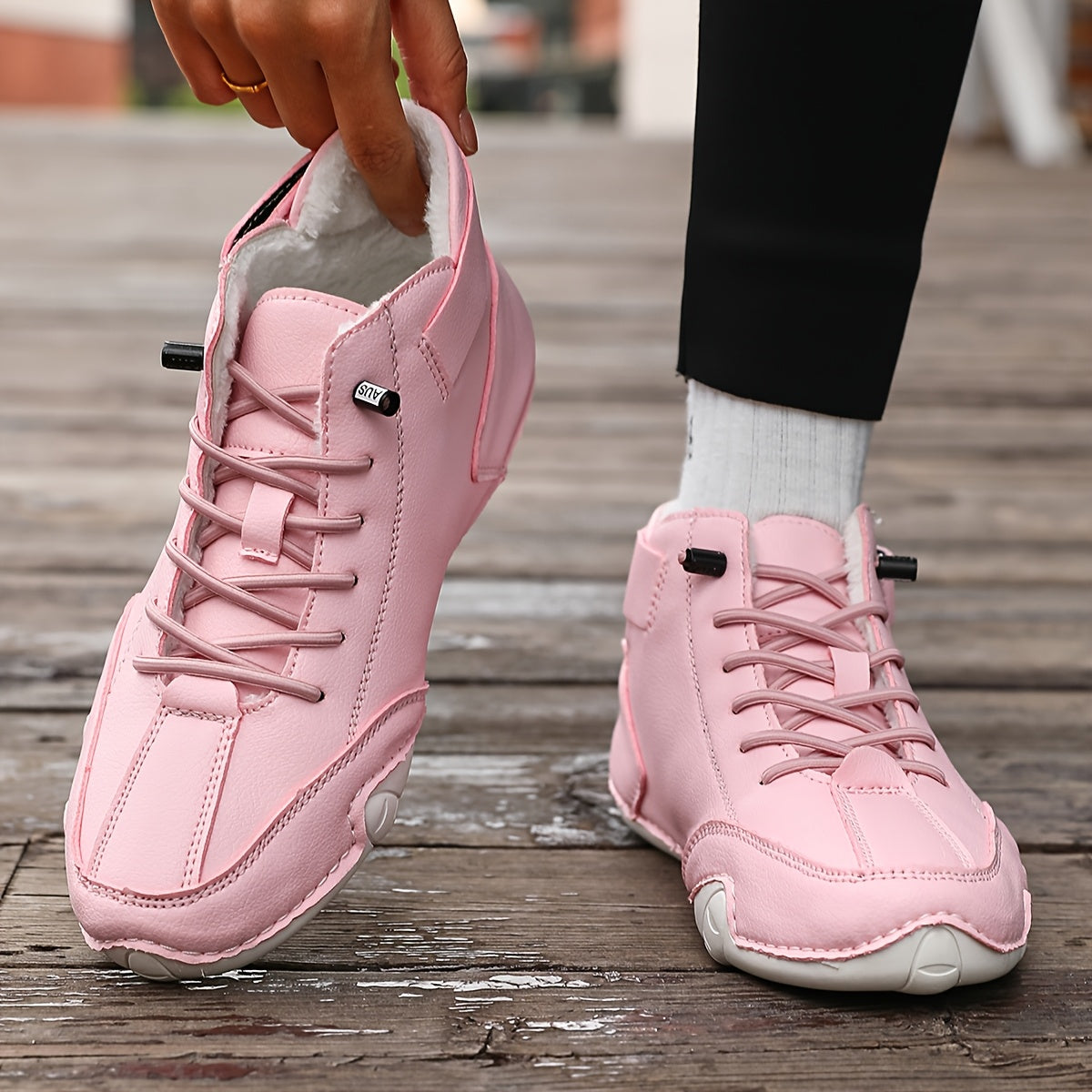 Women’s Winter Ankle Boots Synthetic Cushioned Non-Slip Casual Stylish