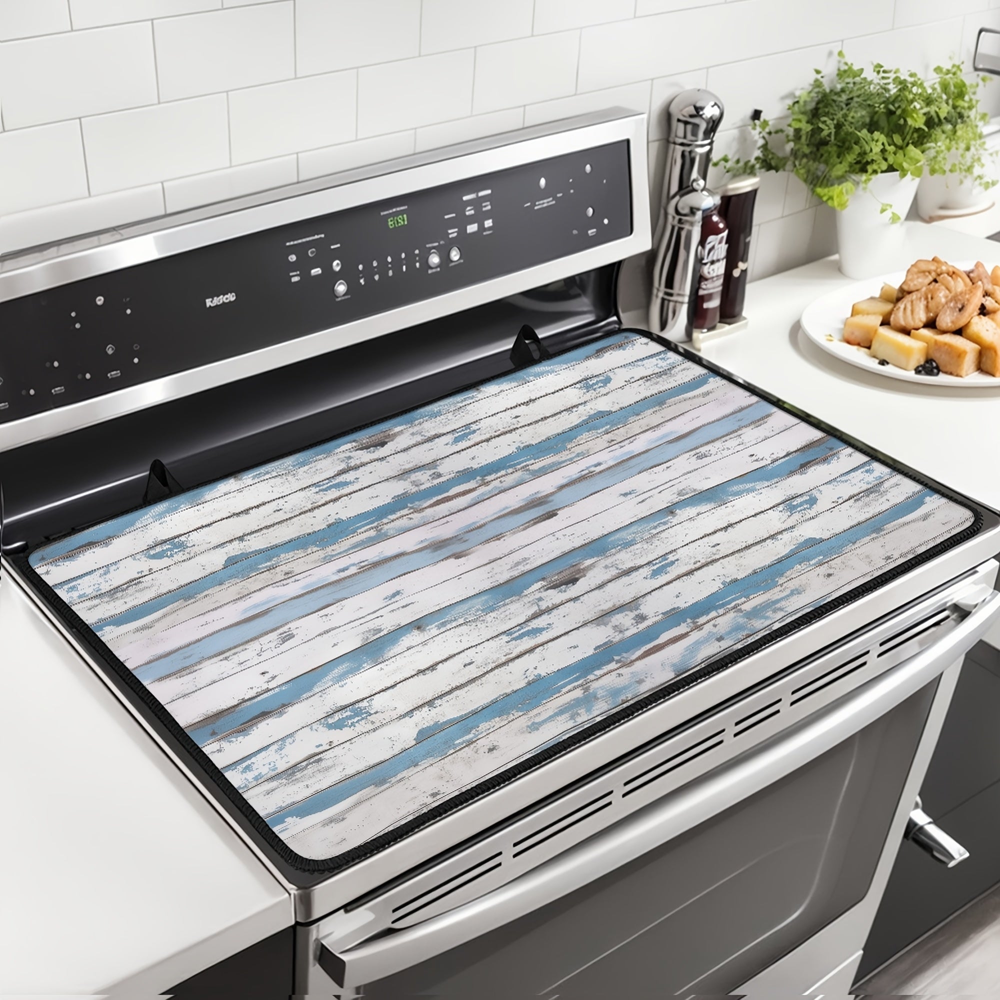 Issishga chidamli, sirpanmaydigan shisha keramika pechka qoplami stol yuzasini himoya qiladi va chizilishlardan saqlaydi