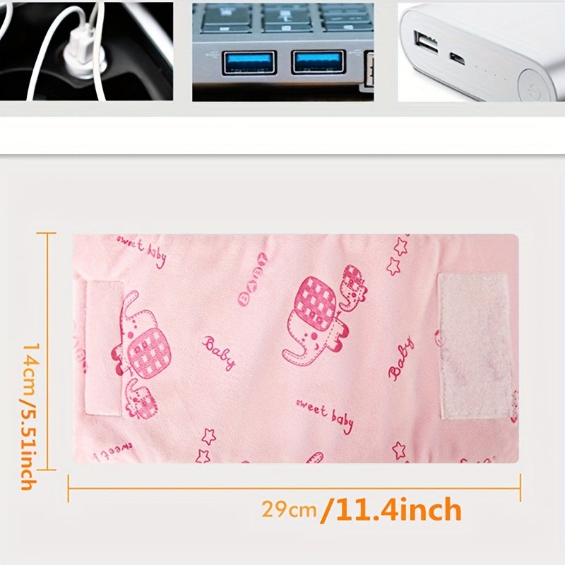 Portable USB Car Baby Bottle Warmer with Constant Temperature Insulation Cover