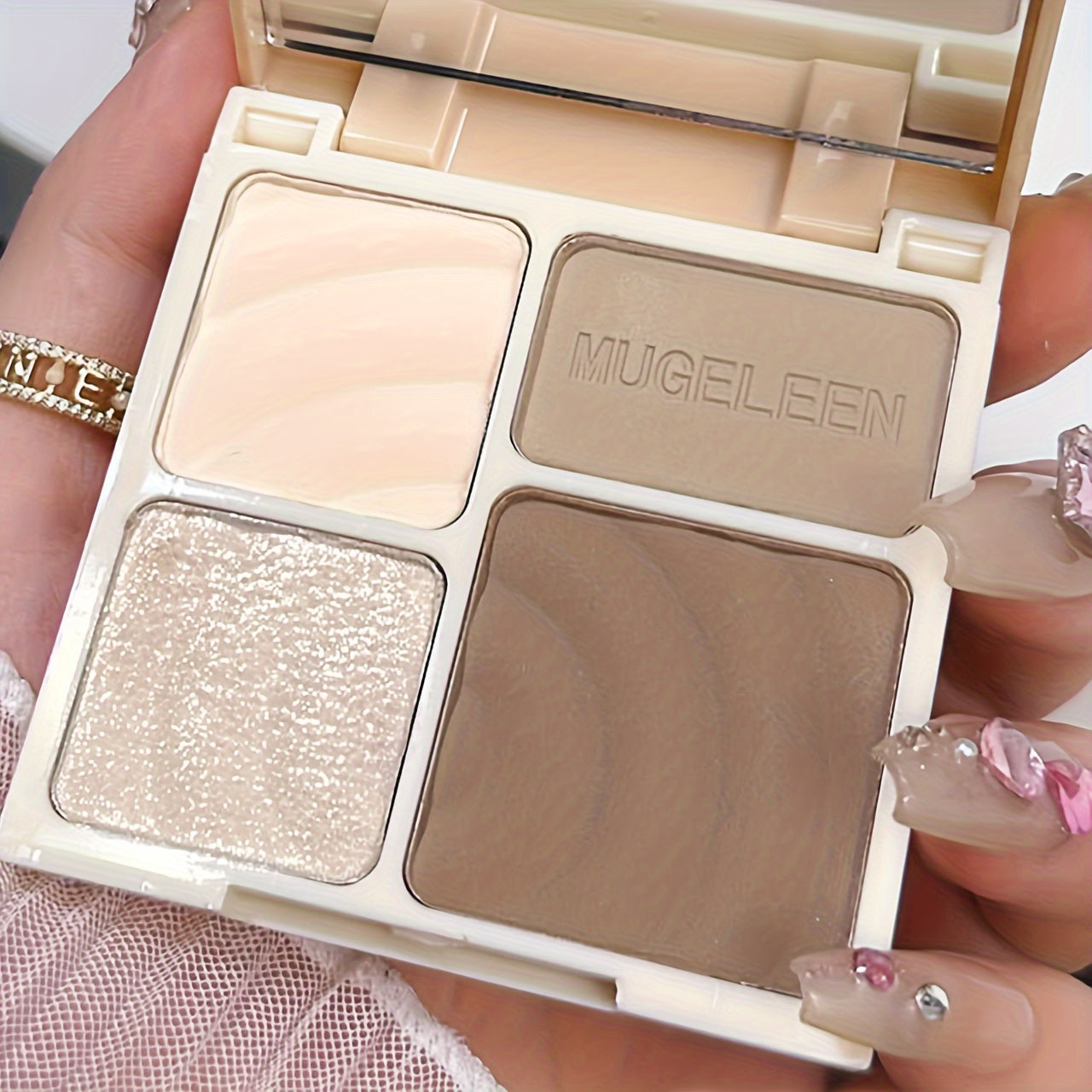 Женская палетка контуринга и хайлайтера с матовым финишем, водостойкая пудра