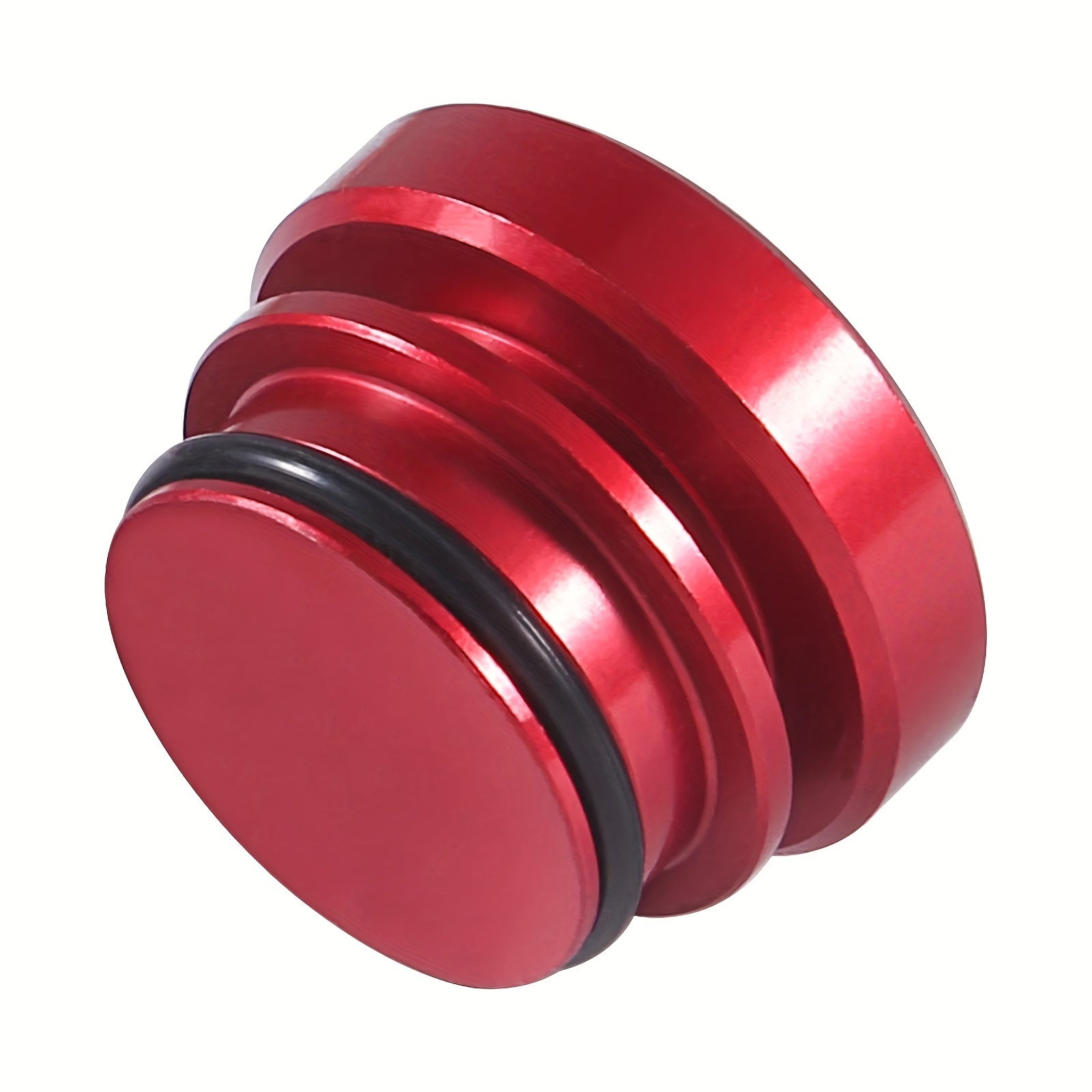 Universal 12V Aluminum Alloy Car Cigarette Lighter Cover Red Ignition Button