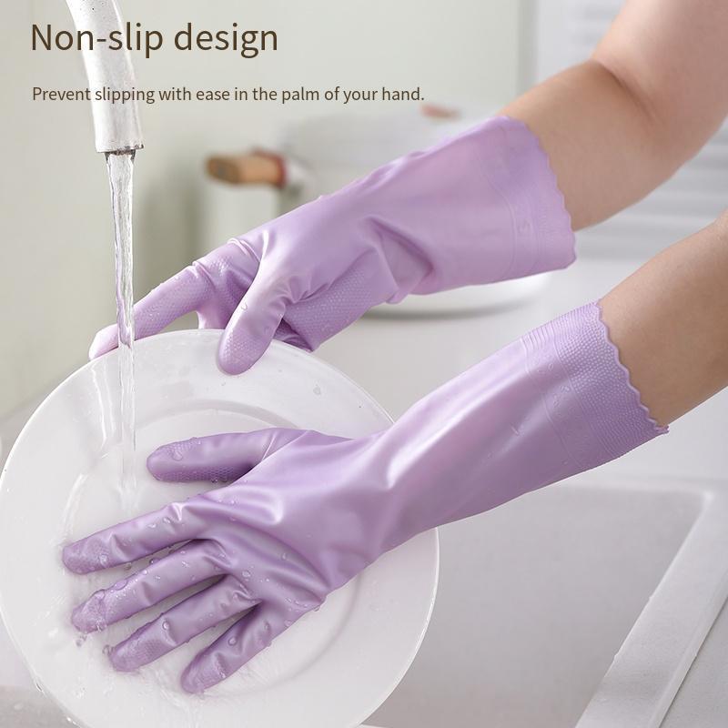 Waterproof Latex Gloves for Kitchen Cleaning Housework and Dishwashing