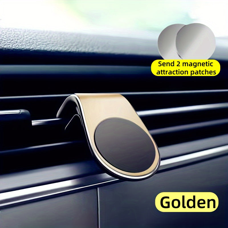 L-Shaped Magnitli Avtomobil Telefoningiz uchun Universal Havo Vent Montaji
