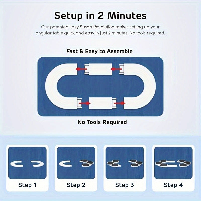 Versatile Rotating Dining Table Platter for Hot Pot, Family Gatherings