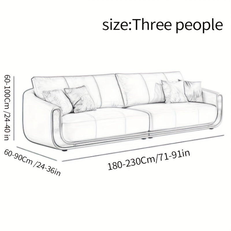 Anti-Slip Sofa Slipcover with Dandelion Design Protects Furniture and Includes Pillow Cover 17.71in x 17.71in