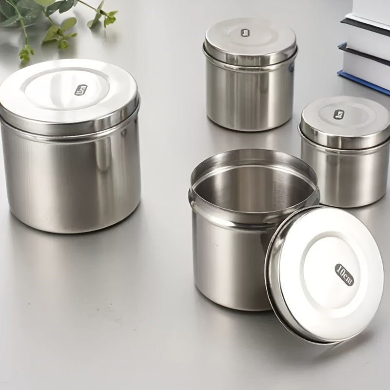 Stainless Steel Disinfection Storage Jar for Alcohol Ointments and Dressings