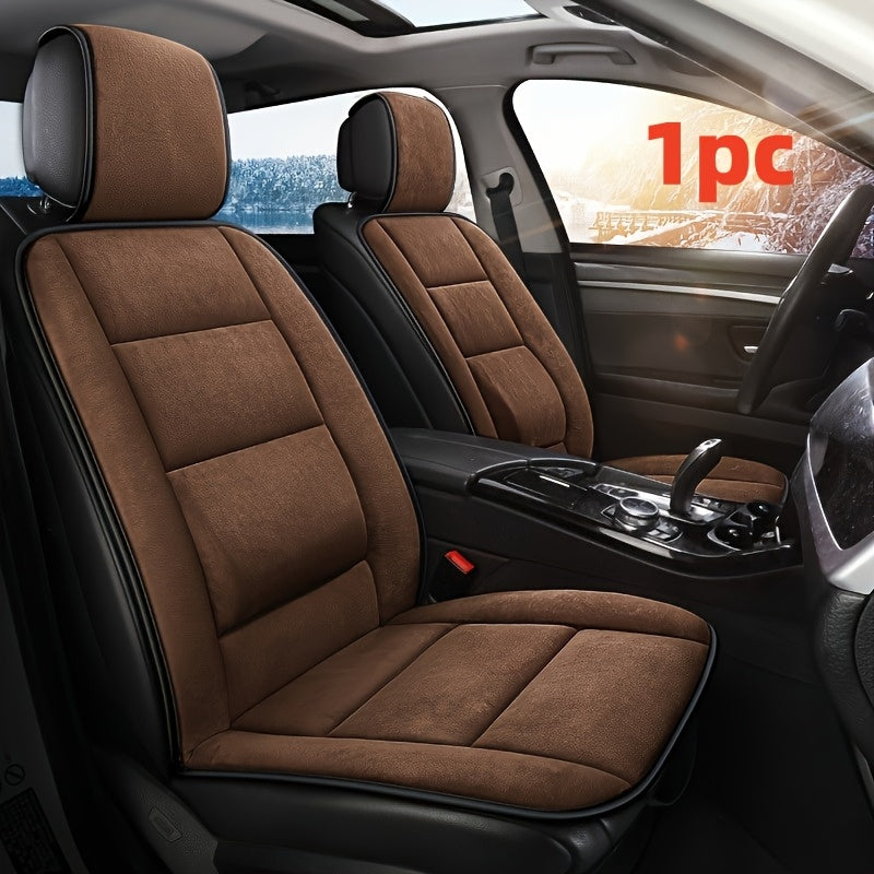Barcha mavsumlar uchun mo'ljallangan yumshoq avtomobil o'rindiq yostiqchasi L-shakl, issiq va qulay, qayta ishlatiladigan