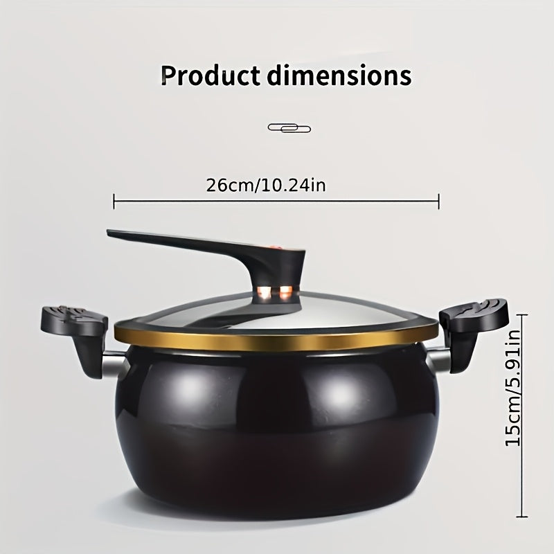 Enamel-Coated Cast Iron Dutch Oven 7.99L Non-Stick for Stews and Soups Induction Gas