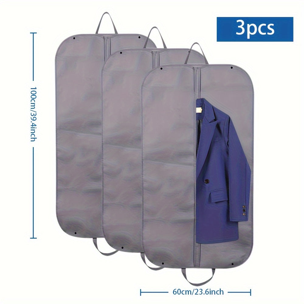 Cloth Storage Bag with Zipper Portable Foldable Dustproof Clothes Organizer