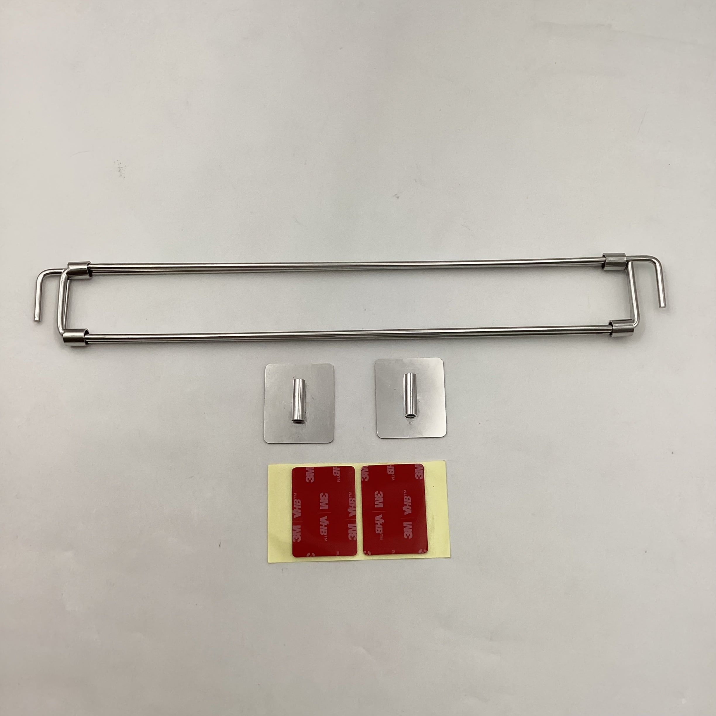 Stainless Steel RV Refrigerator Safety Bar Adjustable Camper Fridge Strap