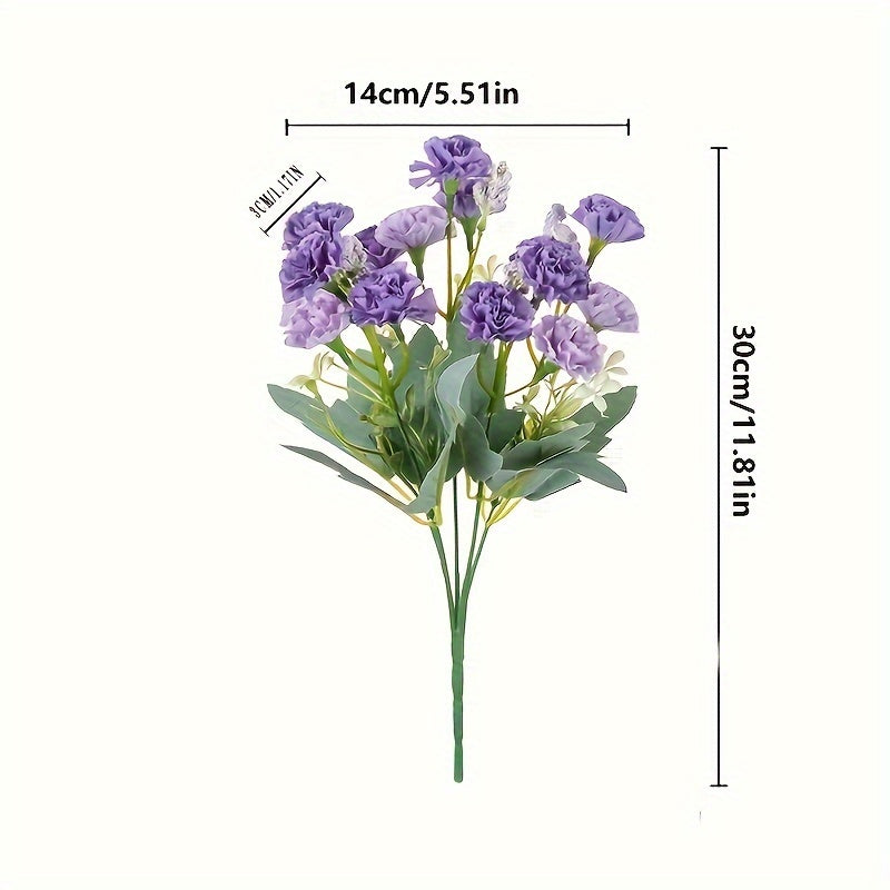 UV Resistant Outdoor Artificial Carnations for Home Decor and Events