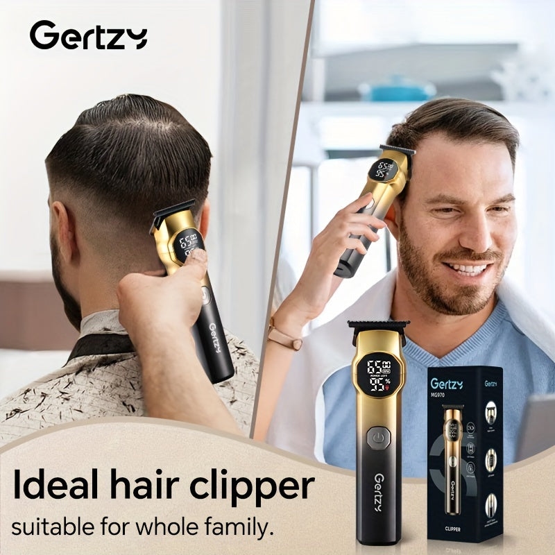 Professional Hair Clipper Set for Men USB Rechargeable Lithium Battery Two-Speed Trimmer