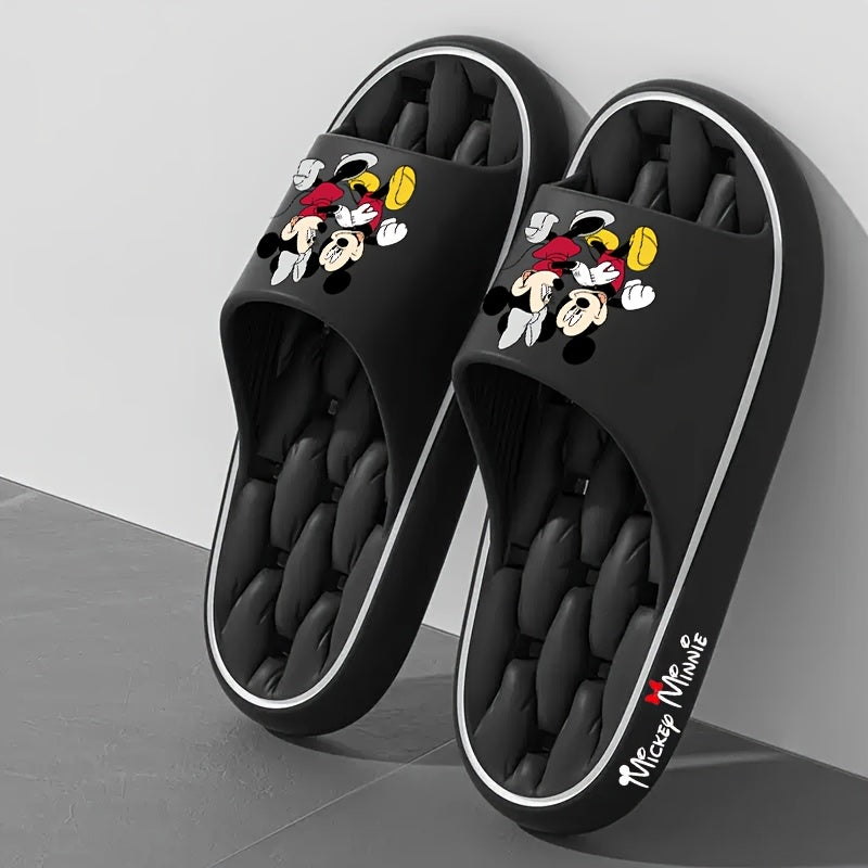 Unisex EVA Slippers Non-Slip Indoor Outdoor House Shoes Black White