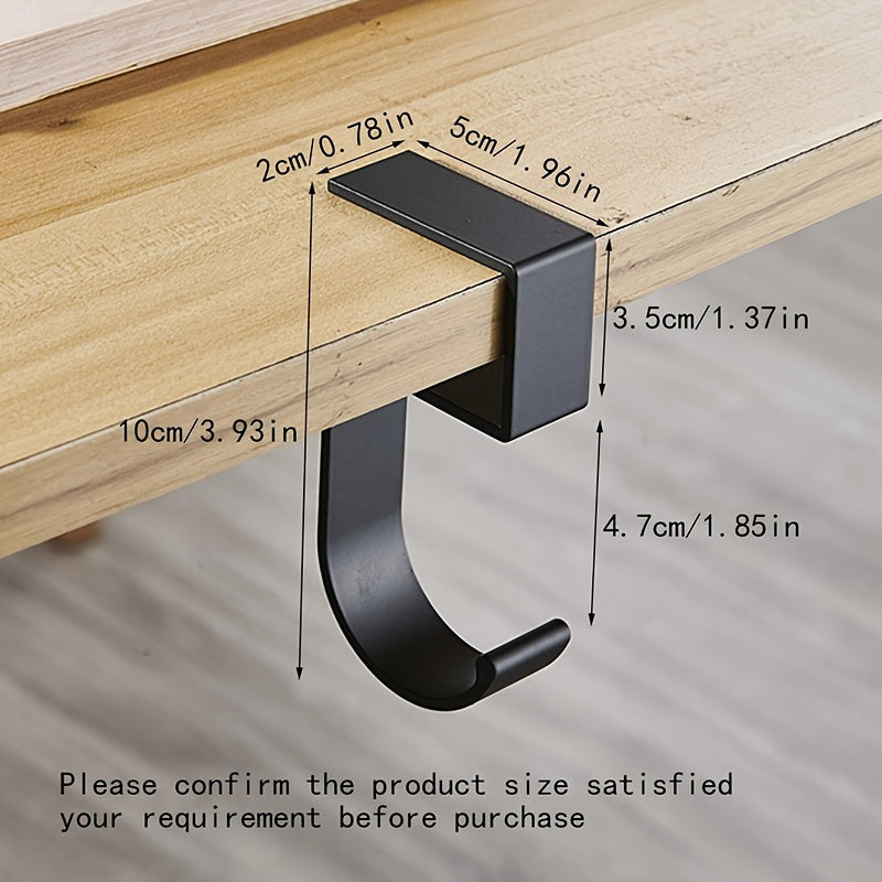 5-Shaped Desk Organizer with Removable Hook for Easy Mobility
