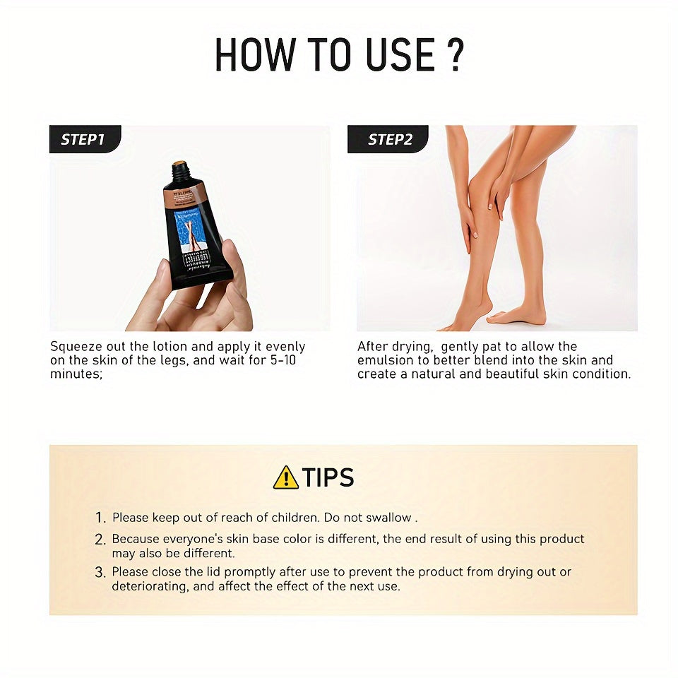 Crema correctora de piernas para mujer, a prueba de agua, para piernas oscuras, uso en verano, 3 colores