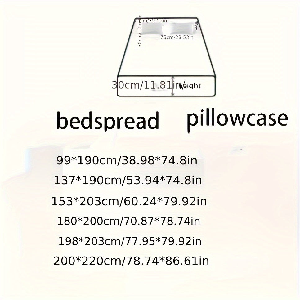 Starry Sky Bedding Set Polyester Twill Fitted Sheet and Pillowcases 30-34cm