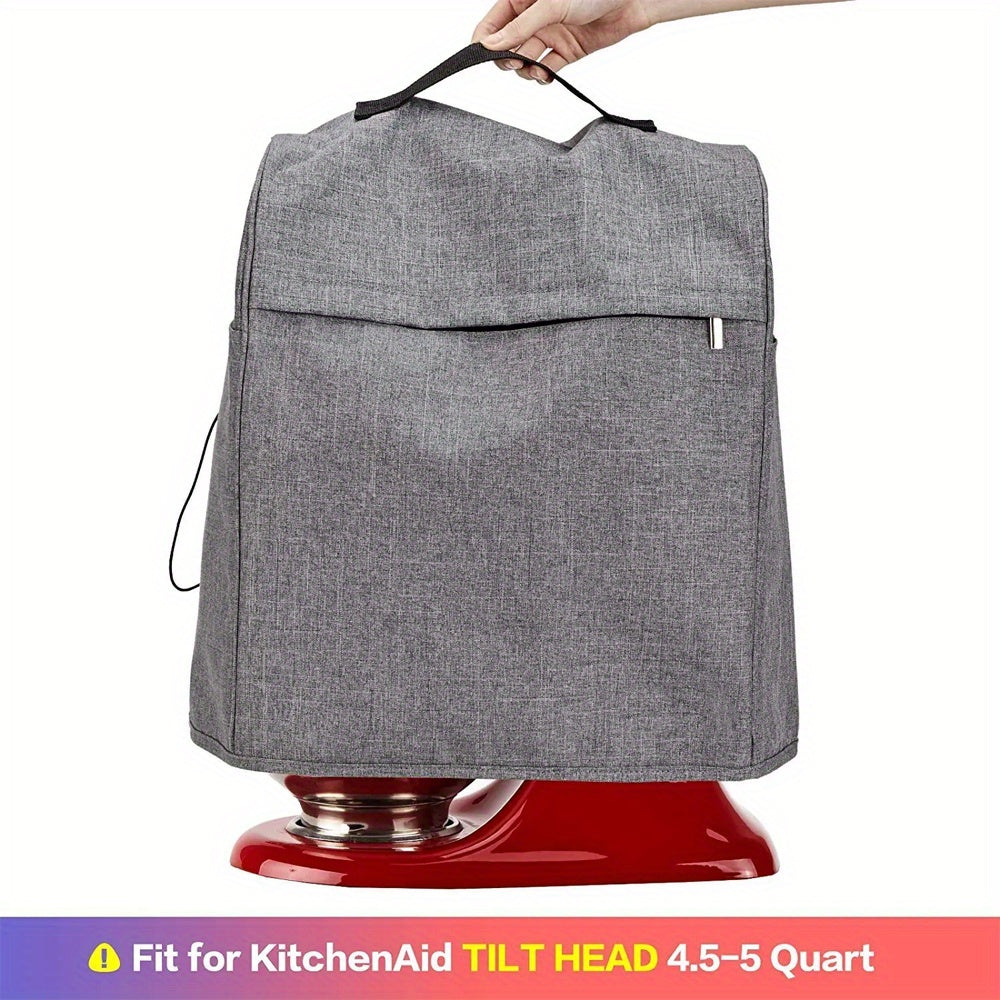 Qiyin turuvchi 4.5-5 kvartli mikserlar uchun mustahkam turuvchi mikser qopqog'i, xavfsiz saqlash va oziq-ovqatni boshqarish himoyasi uchun aksessuar cho'ntagi mavjud.