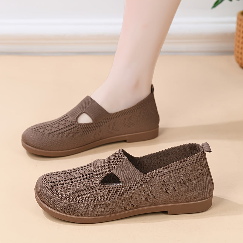 Women's Slip-On Casual Shoes All-Season Fabric Low Top Comfort Sneakers