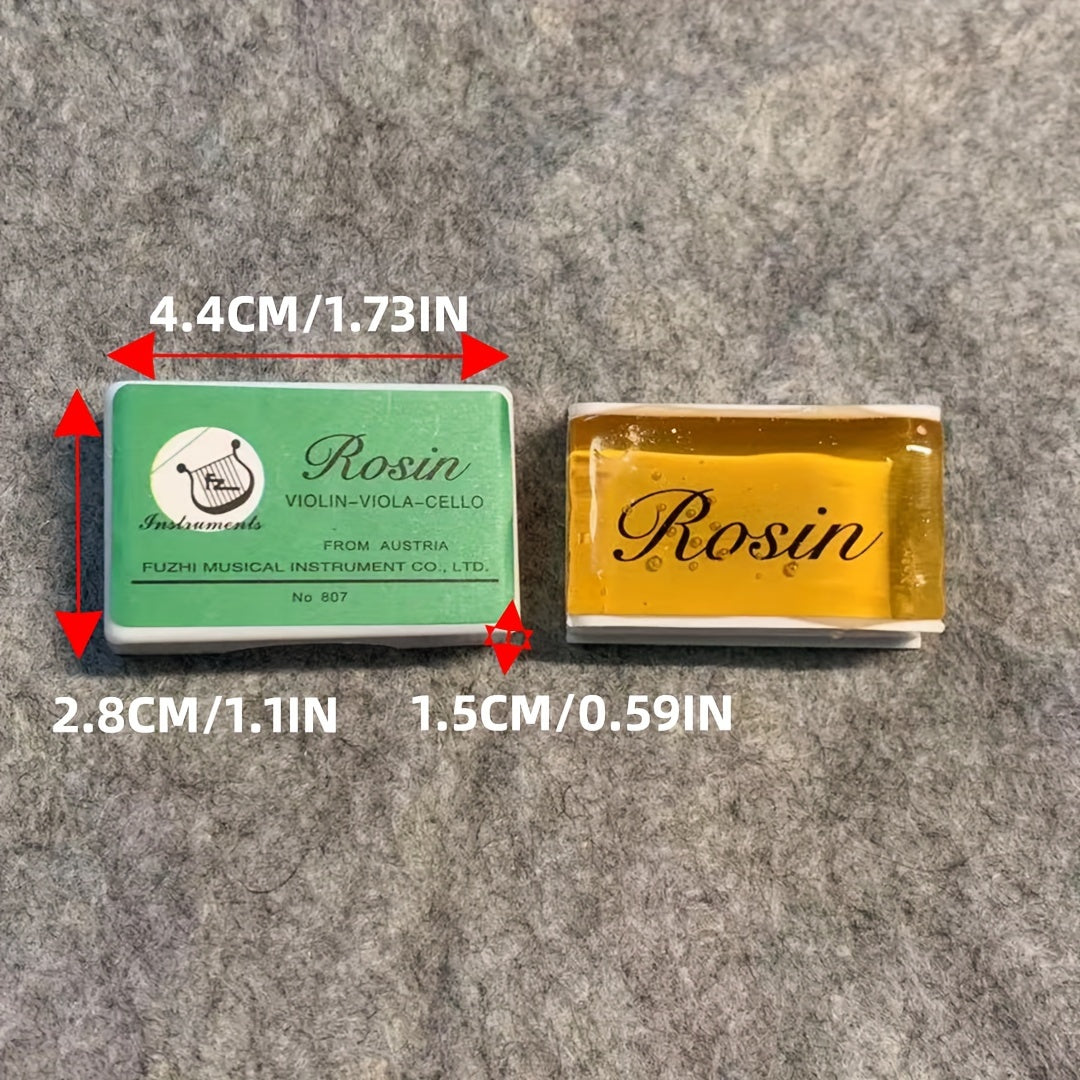 Juego de resina para violín amarillo premium para un mejor rendimiento del arco, bajo polvo, para violines, violonchelos y violas