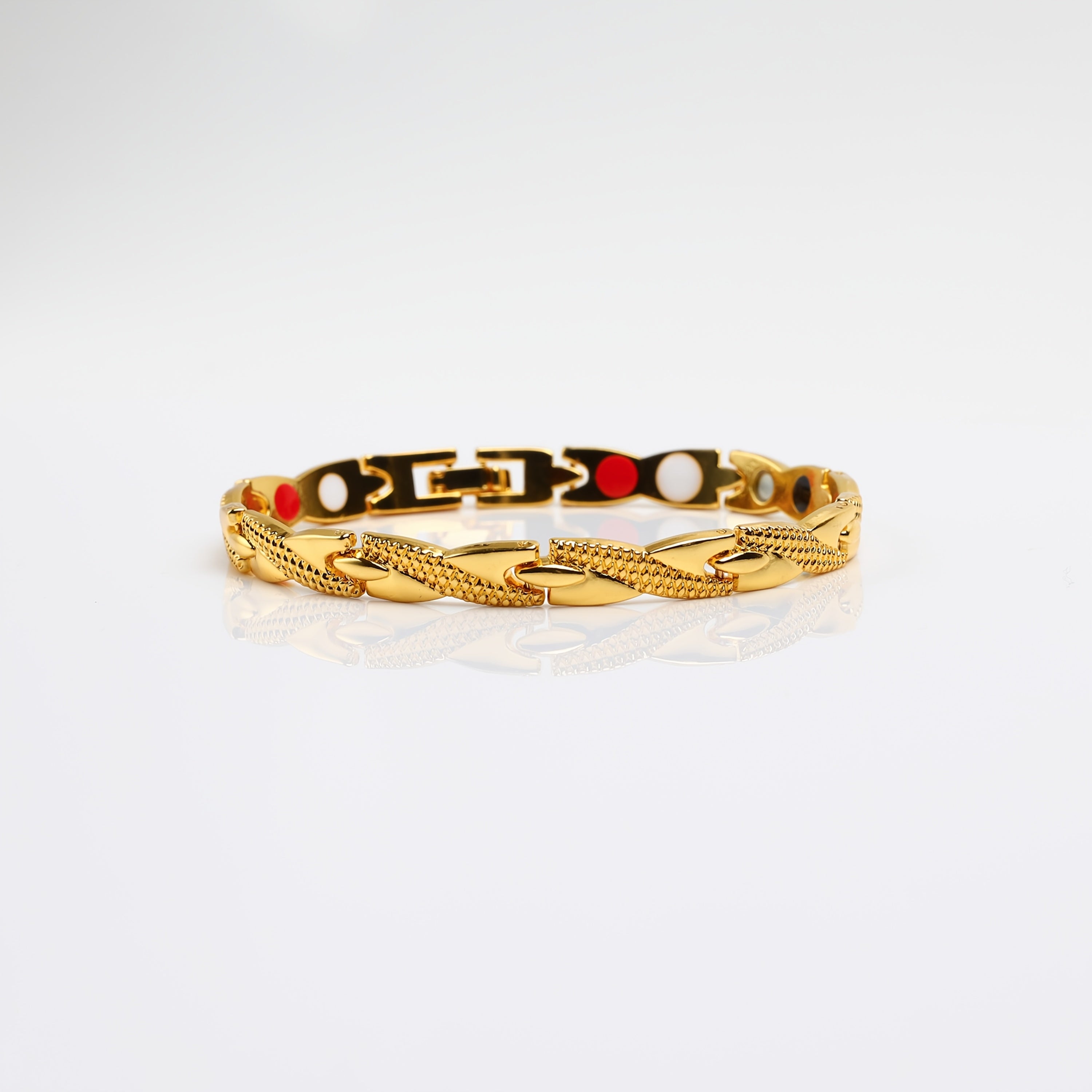 Pulsera de gotas de agua de acero de titanio para hombres y mujeres, joyería de regalo elegante