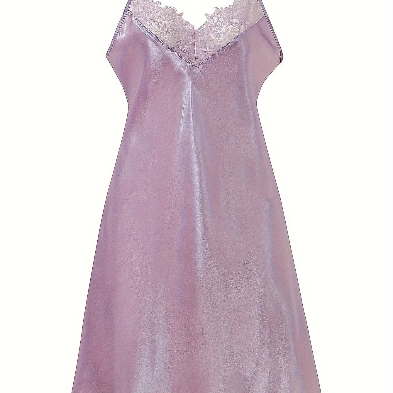 Women's Floral Lace Cami Dress Satin Slip Lingerie