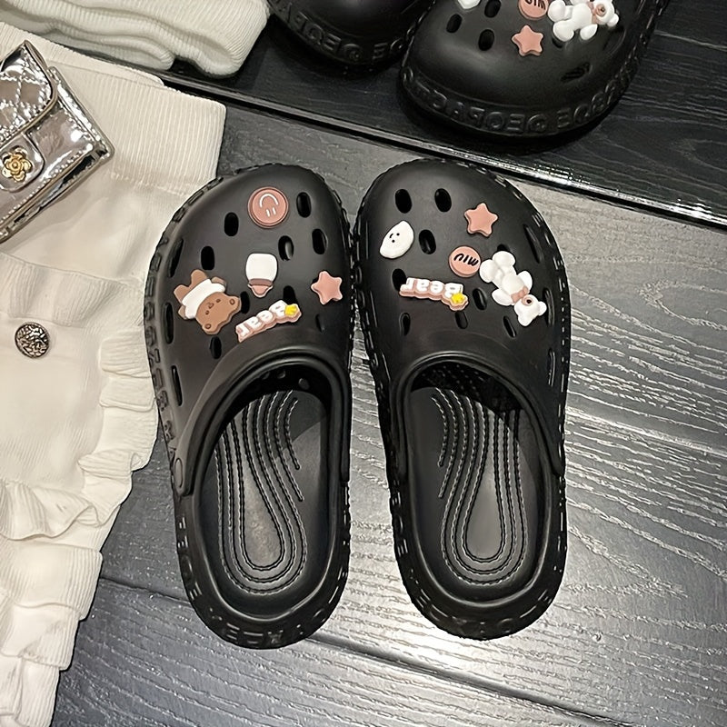 Women's Breathable EVA Clogs for Beach and Garden Lightweight Flat Shoes