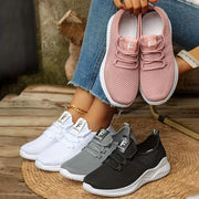 Zapatillas casuales para mujer ligeras, transpirables y sin cordones