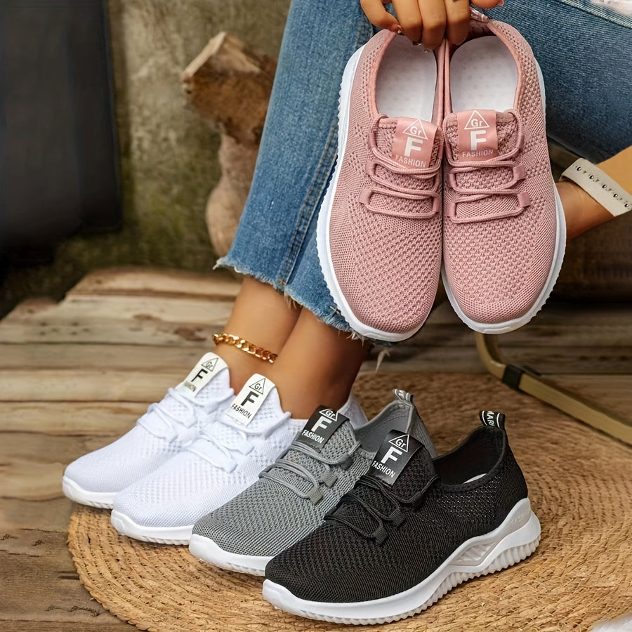 Women's Casual Sneakers Lightweight Breathable Slip-On Trainers