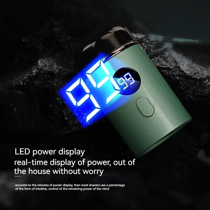 Mini Portable Electric Shaver Rechargeable Lithium Battery USB Charging Compact Grooming Tool