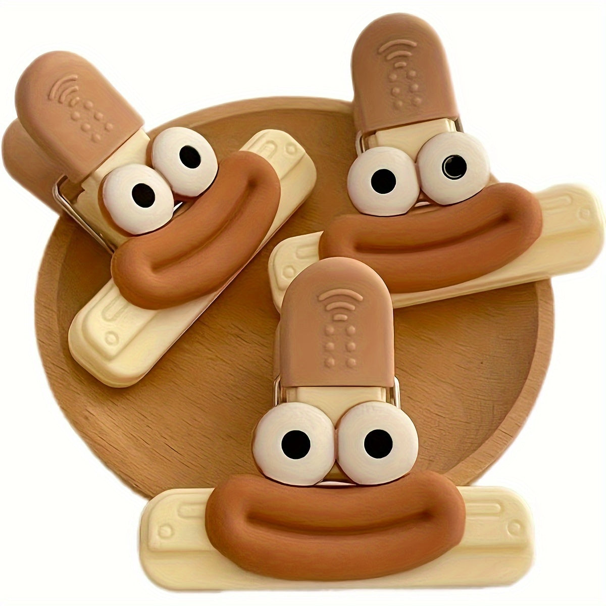 Novelty Food Bag Sealer Clips, Reusable Moisture-Proof Snack Bag Clips