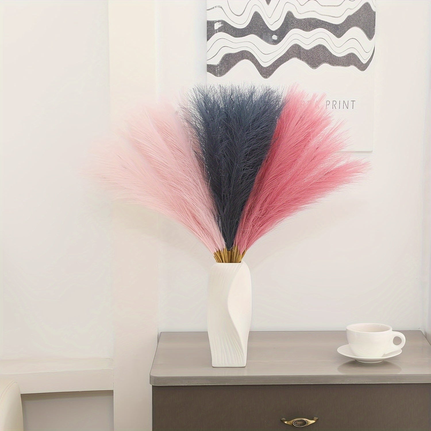 14/27 шт. Искусственные ветки пампасной травы для бохо-декора дома.