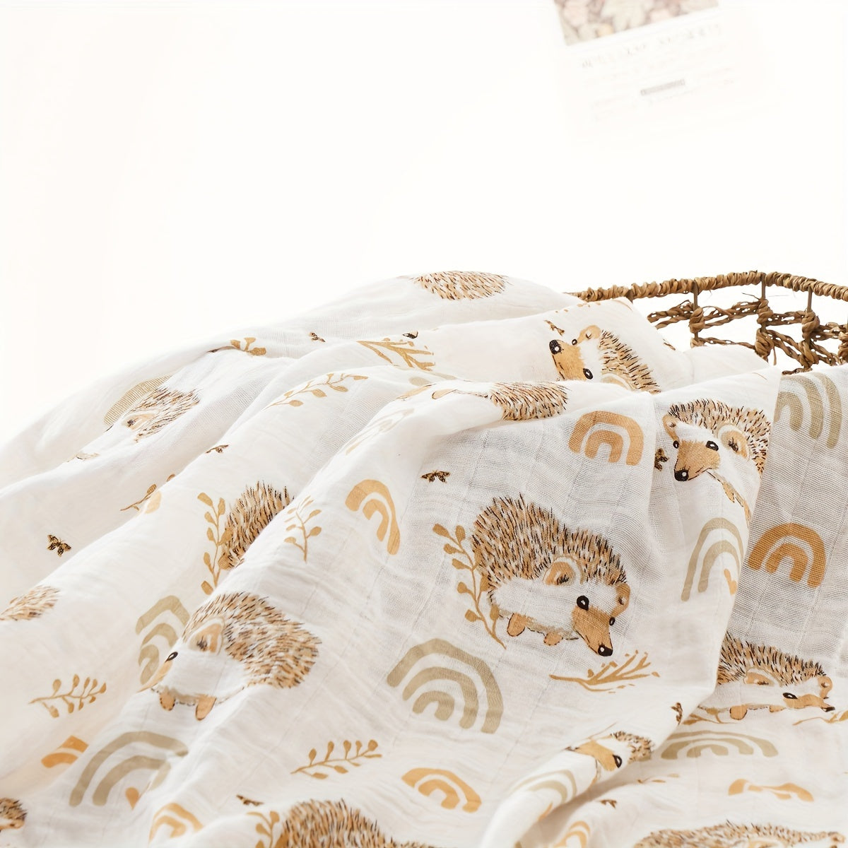 Printed Muslin Cotton Baby Blankets for Home and Travel