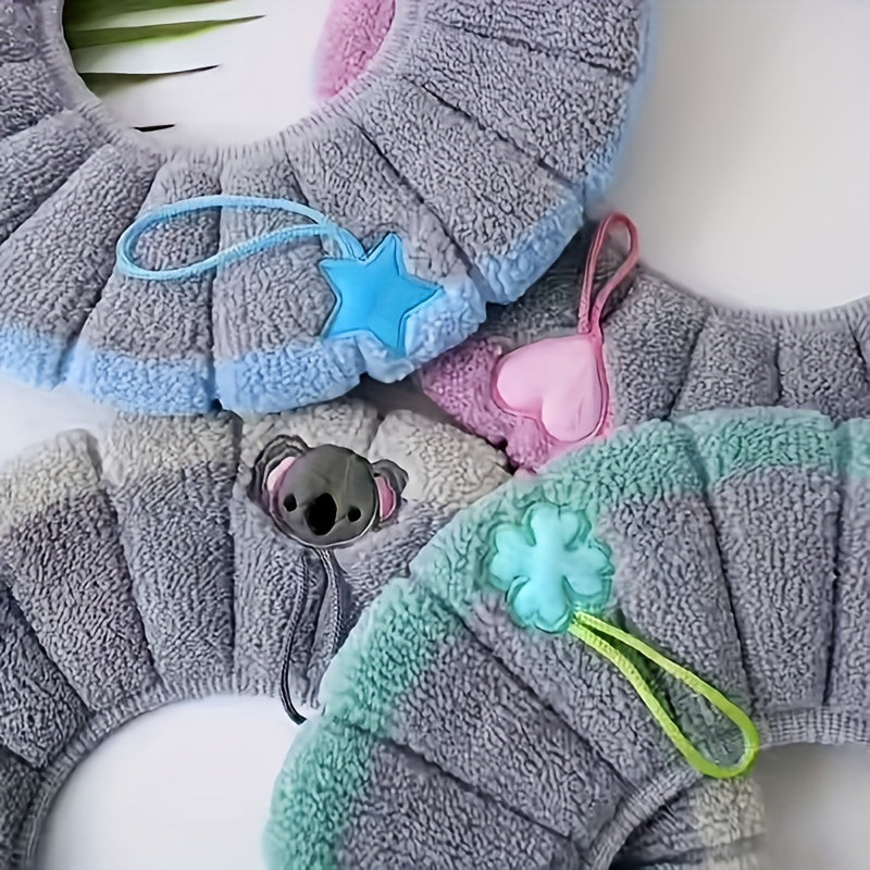 Uy va tijorat uchun tutqichi bo'lgan plush to'qilgan hojatxona o'rnagi - qalin, iliq va qulay.