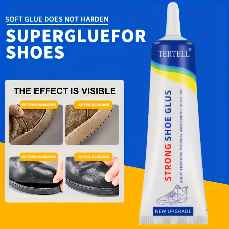 60ml Shoe Glue for Leather and Sports Shoes Durable Repair Adhesive