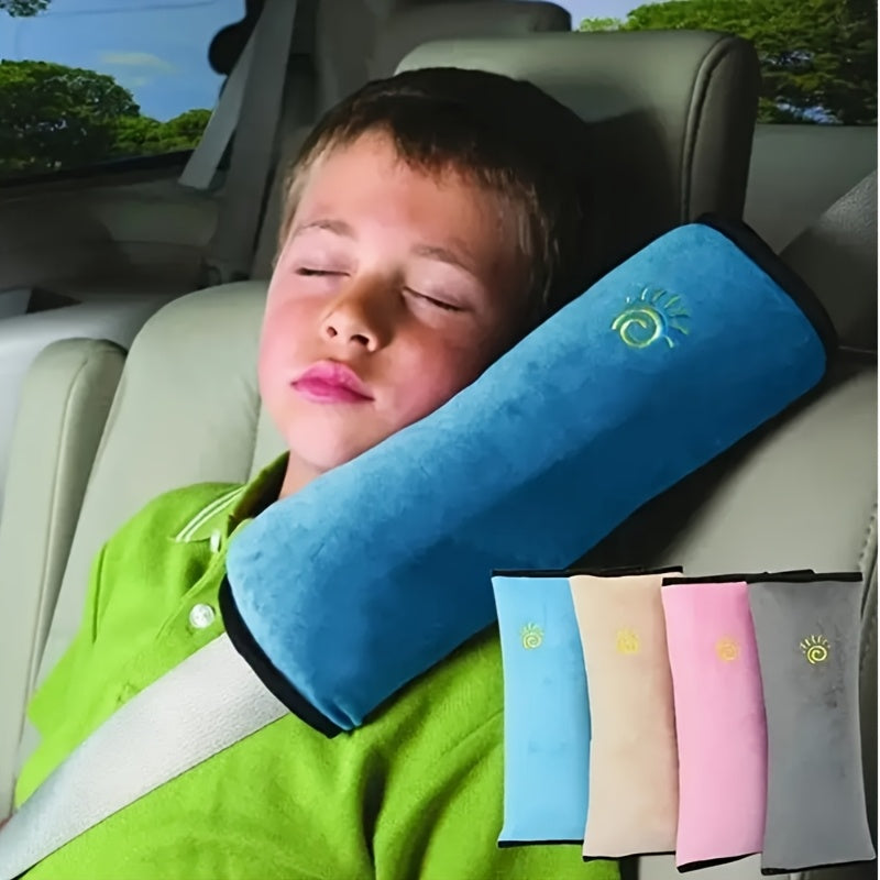 Universal Fit Plush Seat Belt Shoulder Pad Breathable Adjustable Cushion