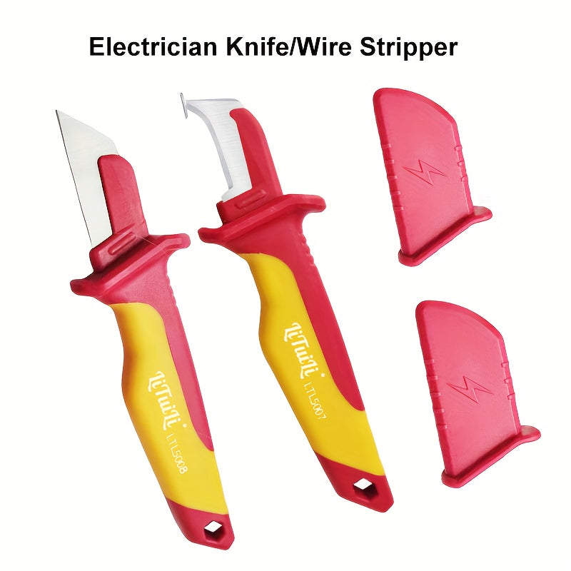 Alicates cortadores de cables para electricista, de acero inoxidable multicolor, con mango de goma antideslizante