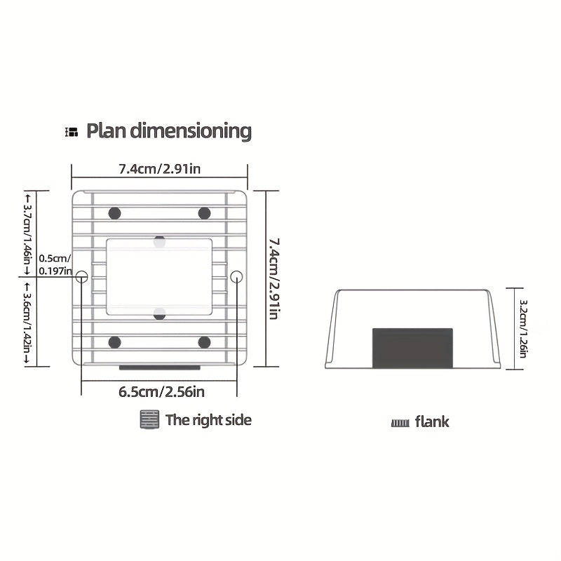 Convertidor de potencia de escalón DC 17-48V a 12V 20A 240W compacto y duradero