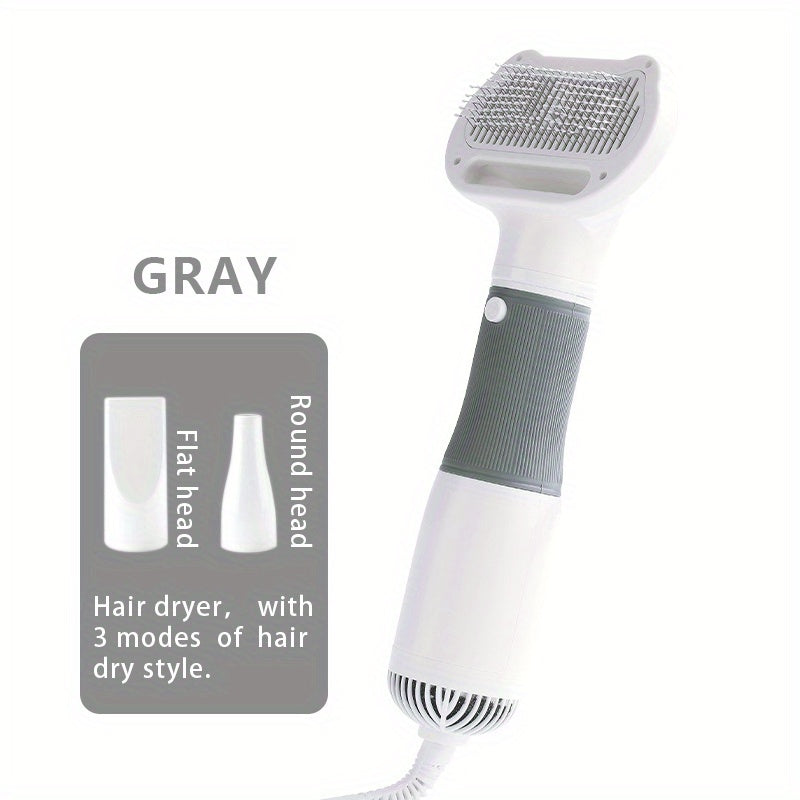Pet Grooming Dryer for Cats and Dogs with 3 Speed Settings and 3 Modes