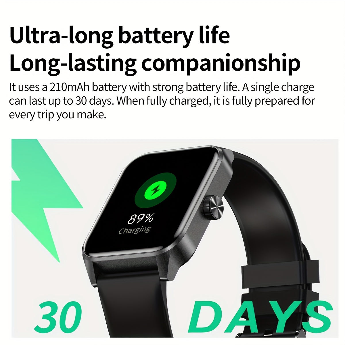 Women's Smartwatch with 1.85-Inch HD Touch Screen, 3D Dials, Long Battery Life, 100+ Sports Modes