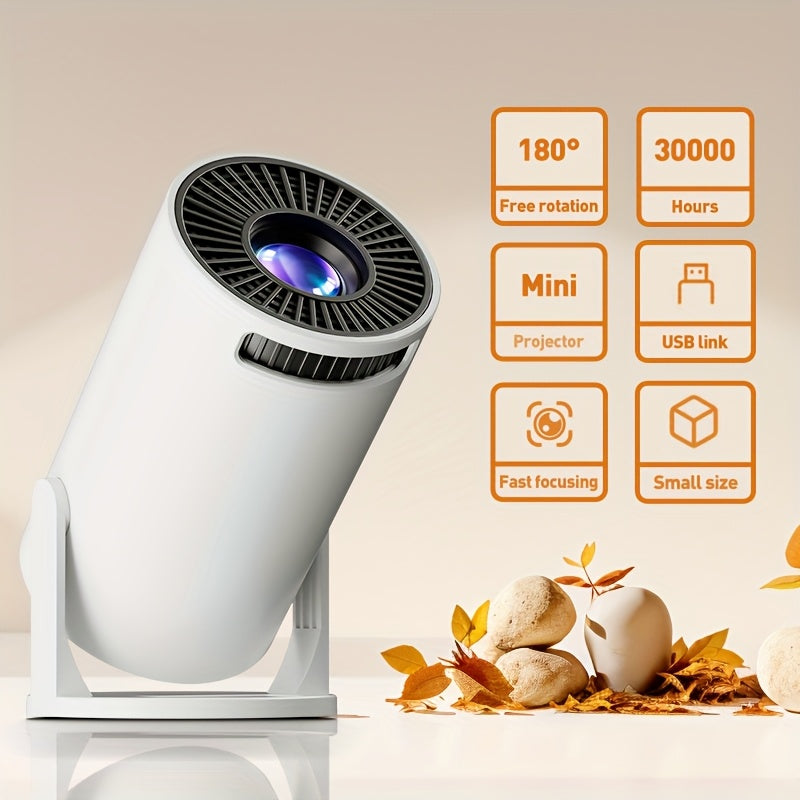 Portable Home Theater Projector for Movies TV Gaming 16:9 3D Compatible