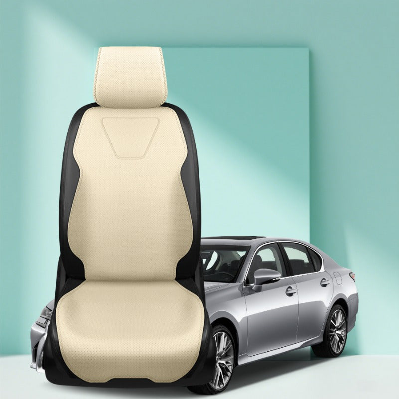 All-Season Full Leather Car Seat Cover Soft Fit Universal