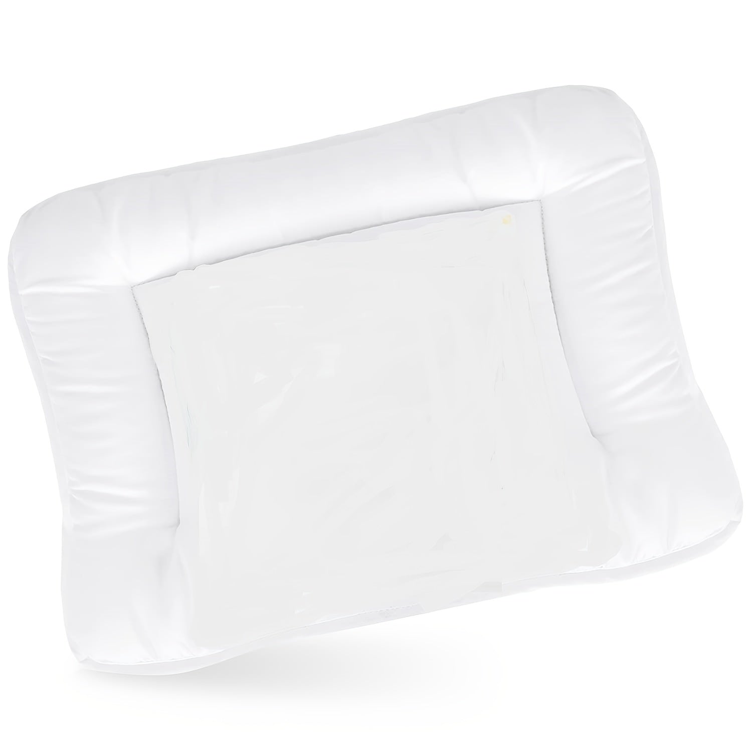 Kids Toddler Pillow Quilted White Polyester Breathable Machine Washable Small
