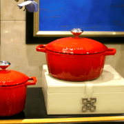 Enamelled Cast Iron Pot 78oz 138oz 169oz Non-Stick for Rice Sauces Induction