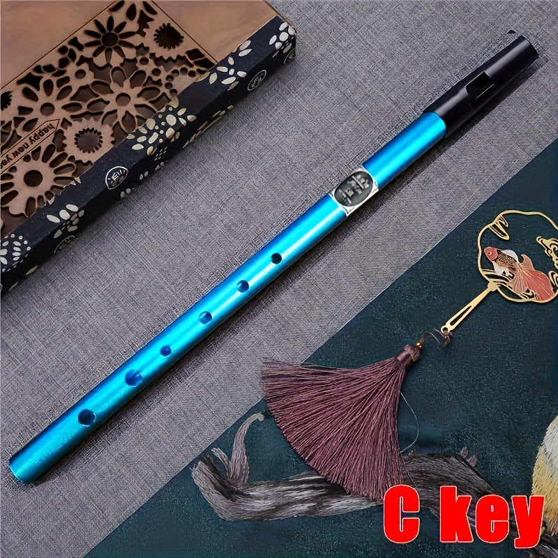 Beginners va professional uchun alyuminiy irish fleyta, C D o'lchovli, laklangan, qizil, ko'k, yashil, to'q purple