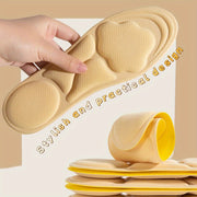 Unisex 5D Cloud Design Running Insoles Breathable Shock-Absorbing Cushions