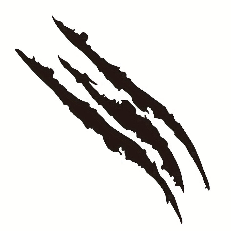 Yorug'likka qarshi vinil avtomobil stikerlari - suv o'tkazmaydigan qora tirnoq belgilari uchun faralar