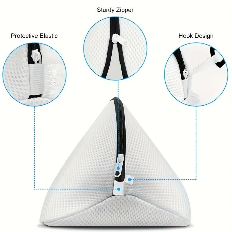 Shoe Wash Bag Polyester Zippered Laundry Organizer for Shoes