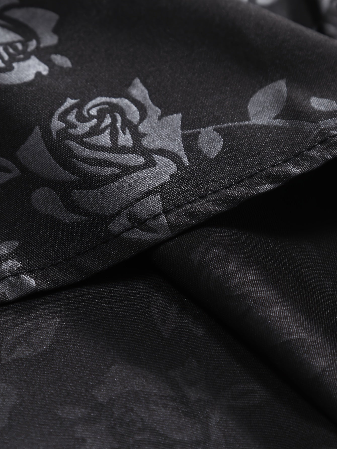 Men's Casual Floral Polyester Suit with Lapel Collar for Summer