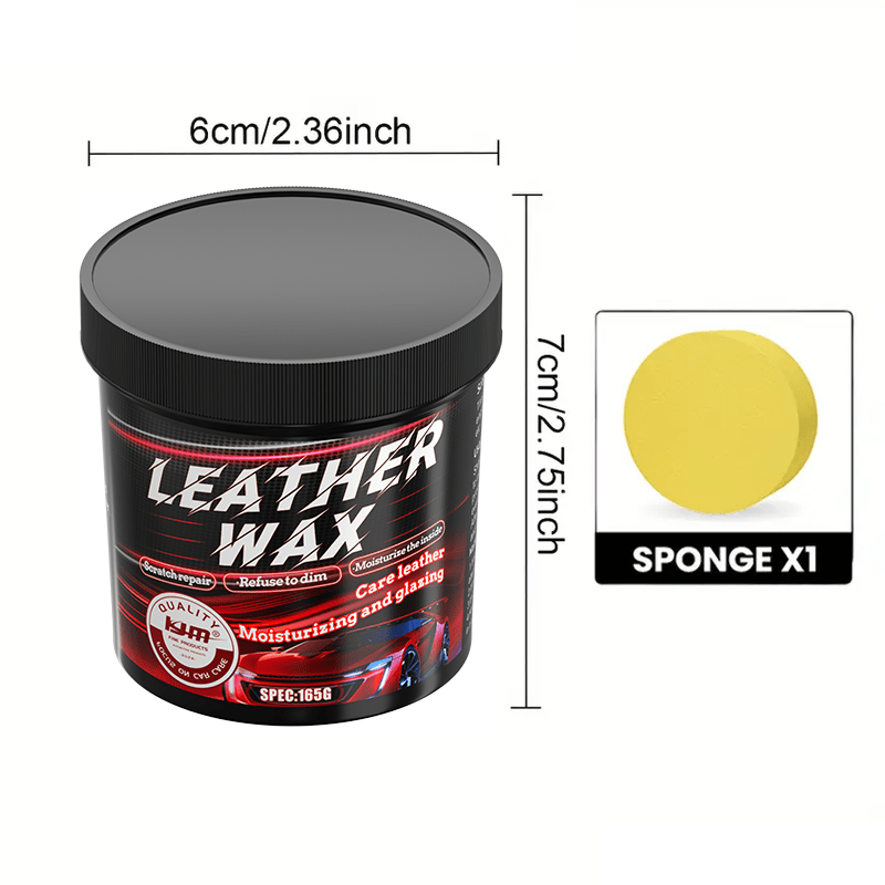 Leather and Plastic Restoring Wax Balm for Car Interior and Tire Shine